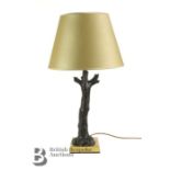 Italian Bronze Lamp Base