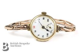 9ct Gold Lady's Cocktail Watch