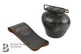 Large Ceremonial Cow bell to the British Ambassador