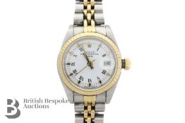 Ladies Rolex Oyster Perpetual Datejust Wrist Watch