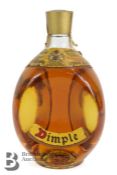 Bottle of Dimple de Luxe Scotch Whisky
