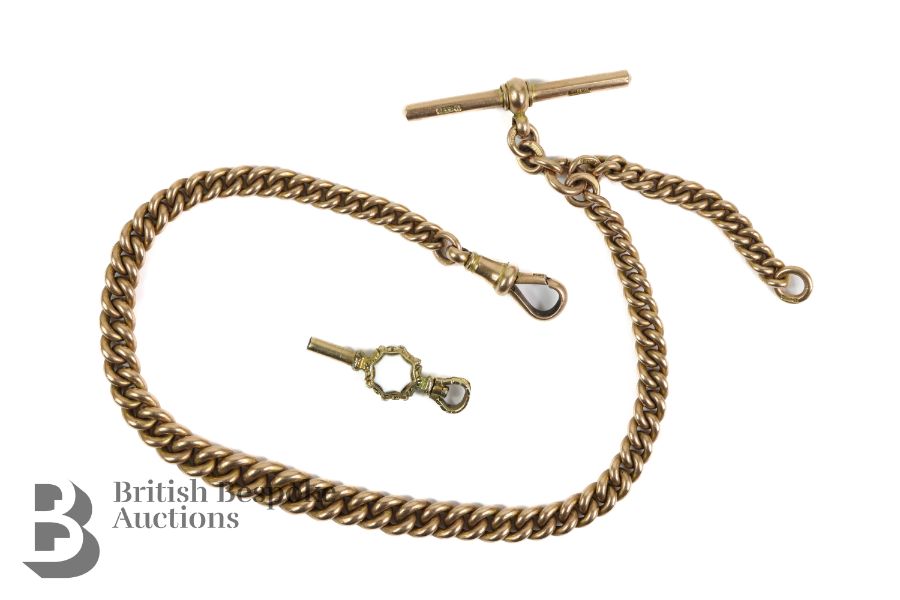 Victorian 9ct Gold Muff Chain