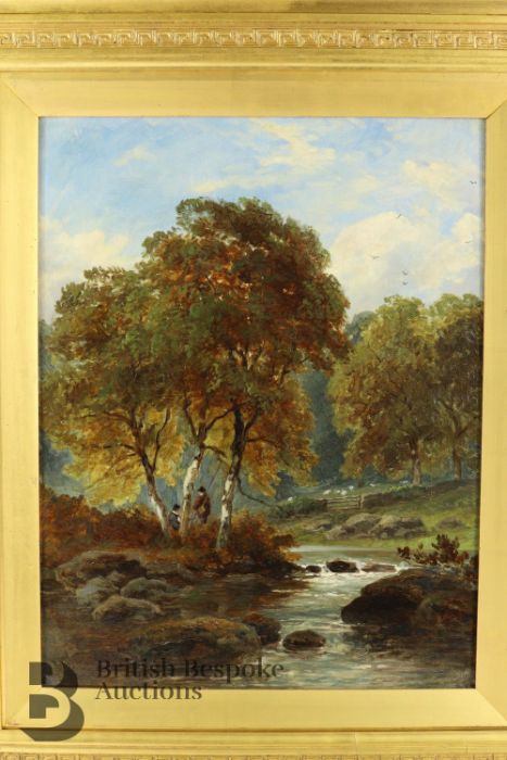 John Steeple (1823-1887) Oil on Canvas - Image 2 of 8