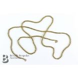 18ct Yellow Gold Fancy Link Neck Chain