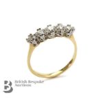 18ct Five Stone Diamond Ring