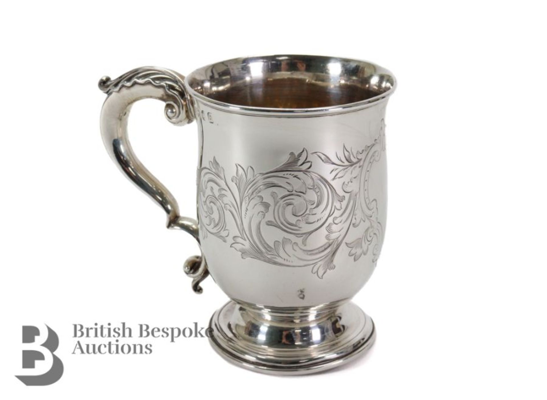 Victorian Silver 1/2 Pint Tankard - Image 2 of 7