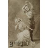 Vaslav Nijinsky and Tamara Karsavina Signed Photograph