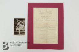 1923 Silk Ballet Programme - Anna Pavlova