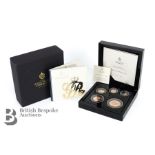 Five Piece Gold Proof Coin Set 2020
