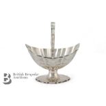 George III Silver Sugar Basket