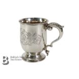 Victorian Silver 1/2 Pint Tankard