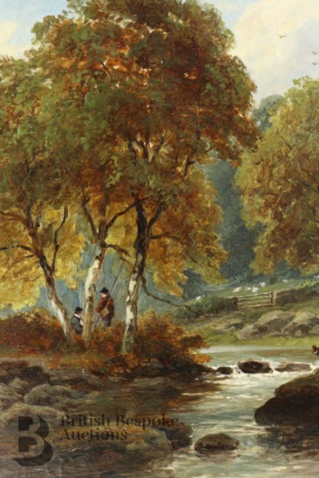 John Steeple (1823-1887) Oil on Canvas - Image 3 of 8