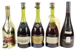Five Bottles of Vintage Armagnac