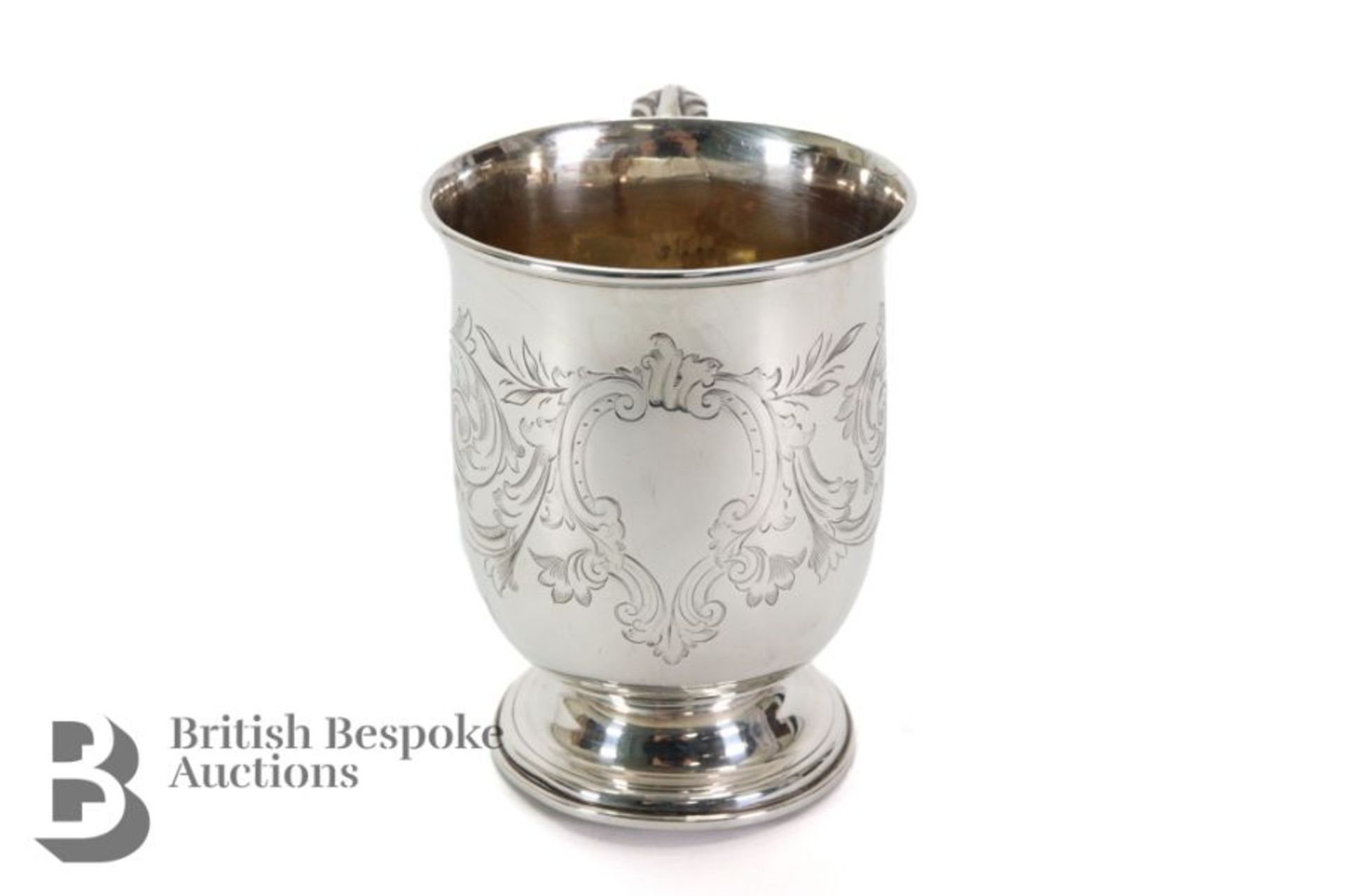 Victorian Silver 1/2 Pint Tankard - Image 3 of 7