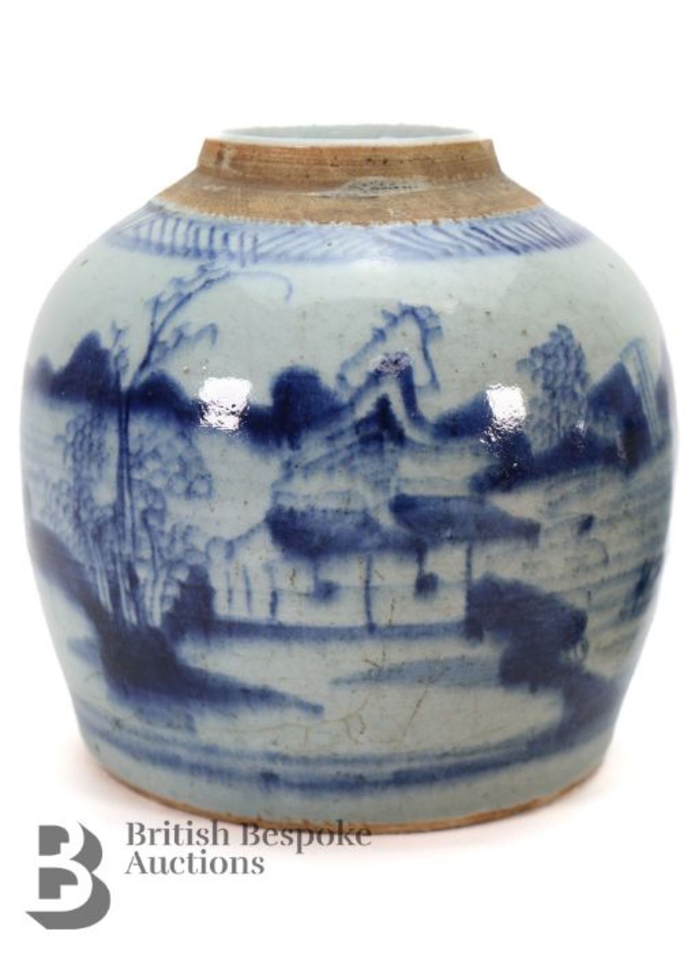 Chinese Blue and White Ginger Jar - Image 3 of 10
