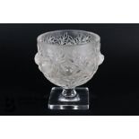 Lalique Frosted Glass Vase