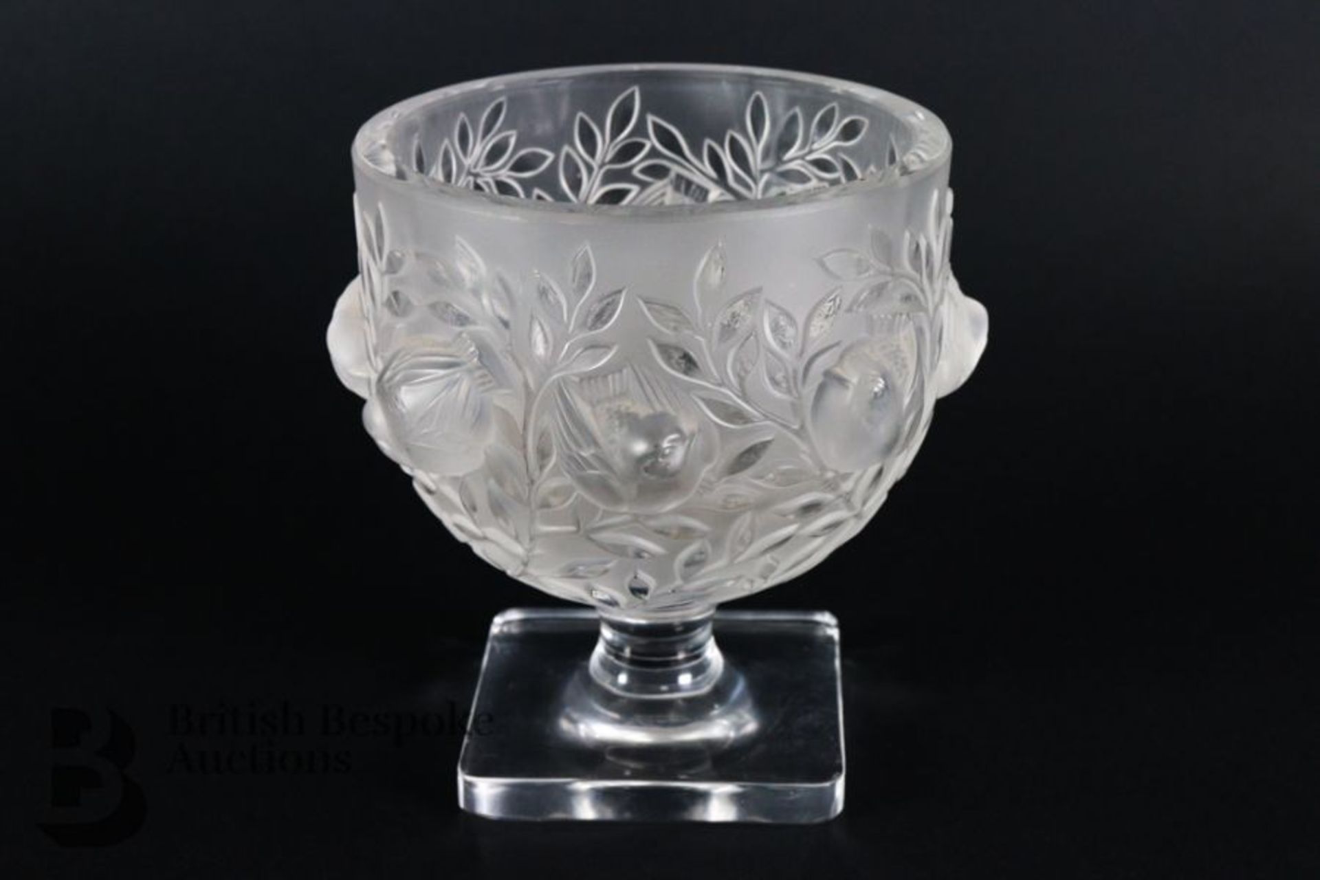 Lalique Frosted Glass Vase