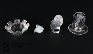 Lalique and Sabino Glass