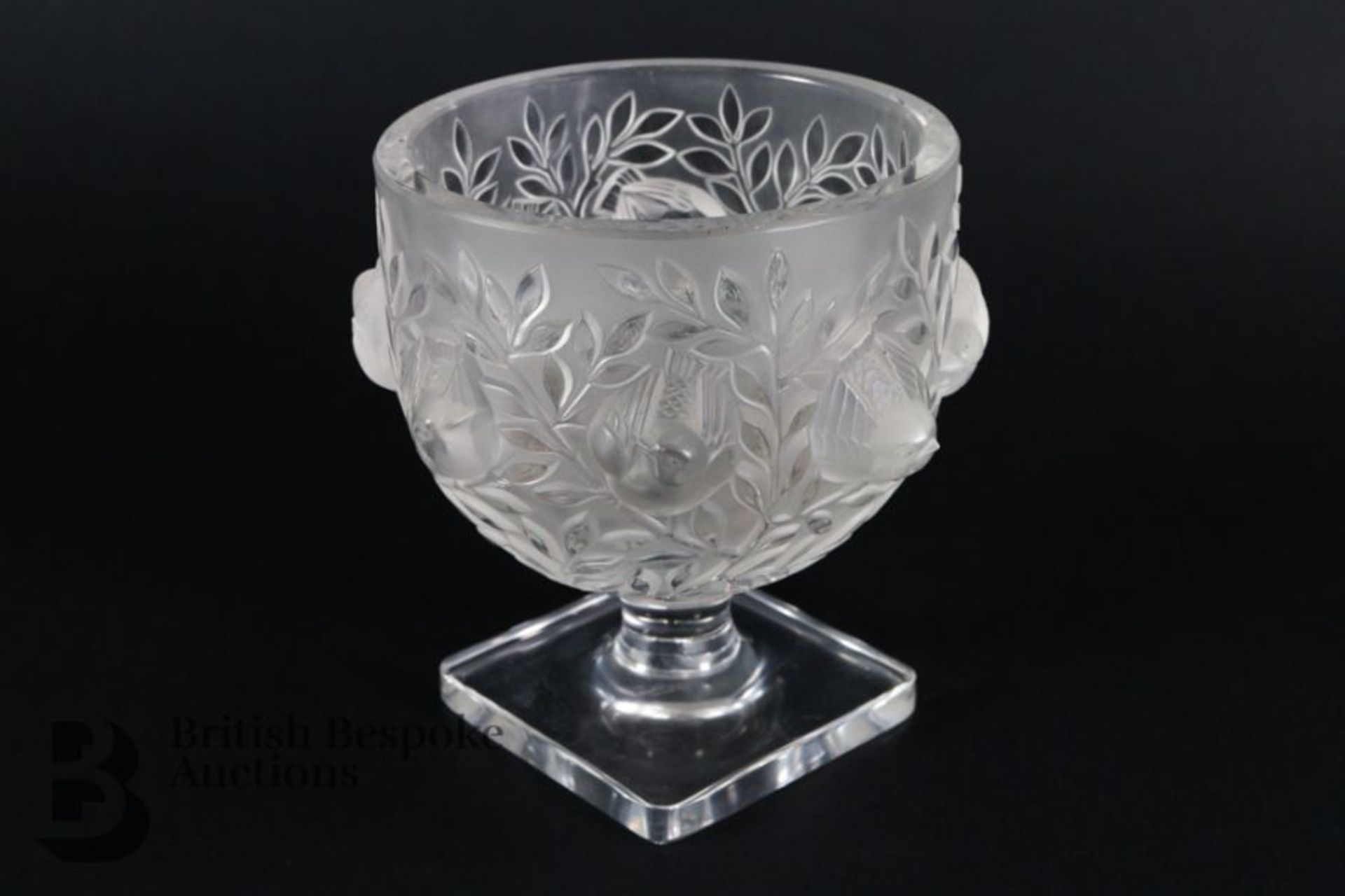 Lalique Frosted Glass Vase - Image 2 of 7