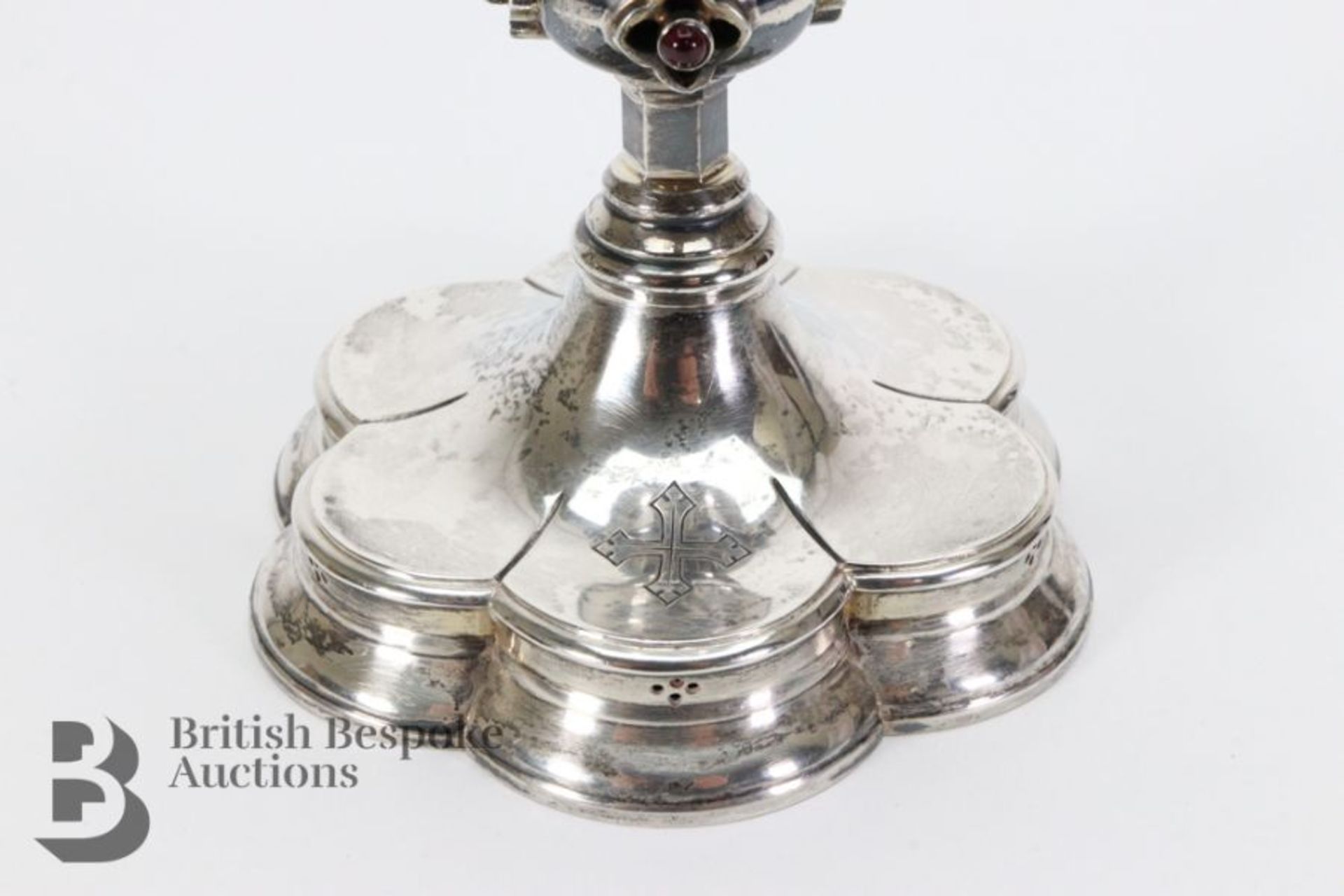 Silver Chalice and Paten - Image 5 of 7