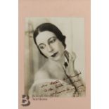 Dame Alicia Markova Prima Ballerina Assoluto Signed Photograph