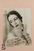 Dame Alicia Markova Prima Ballerina Assoluto Signed Photograph