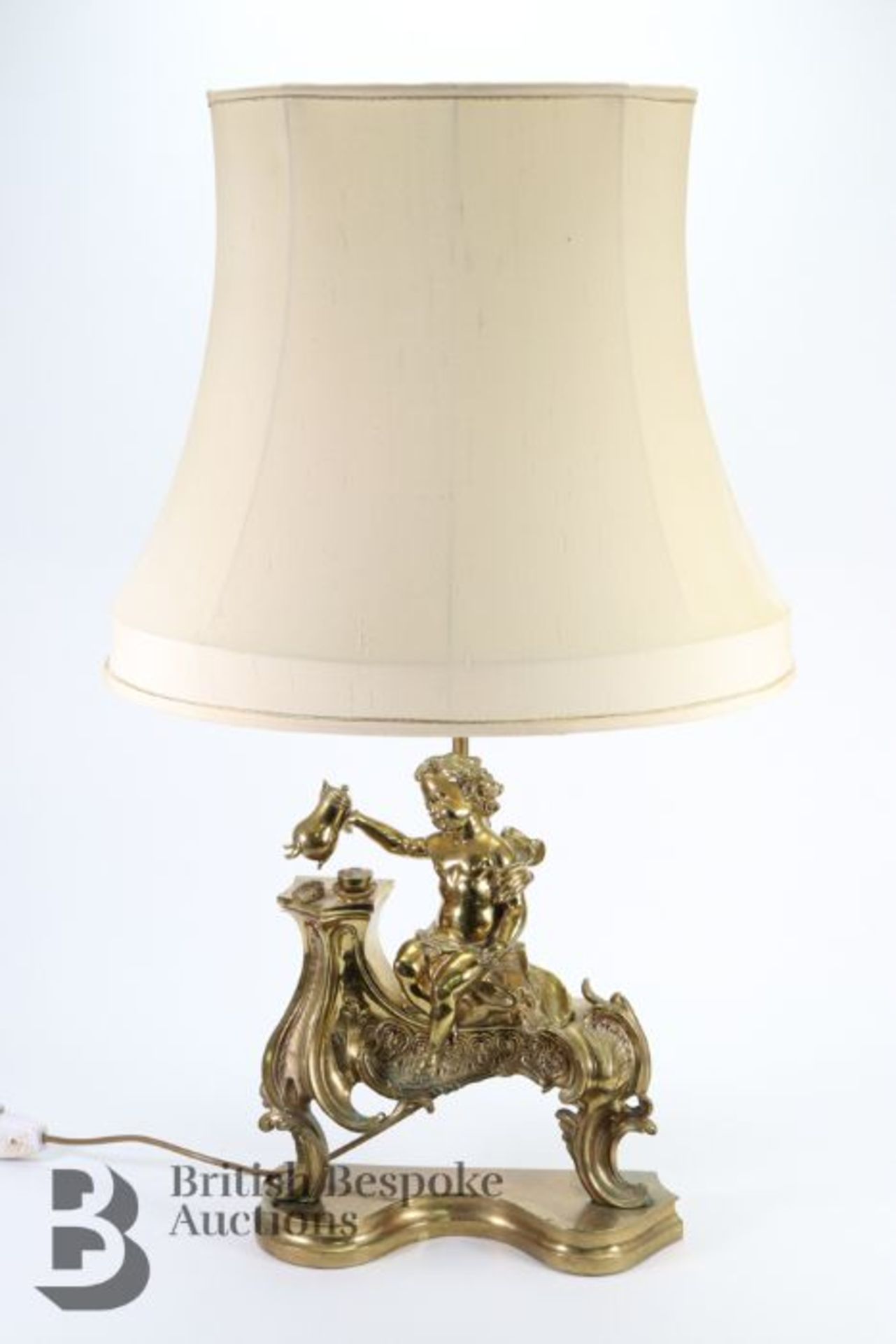 Pair of French Brass Lamp Stands - Image 6 of 10