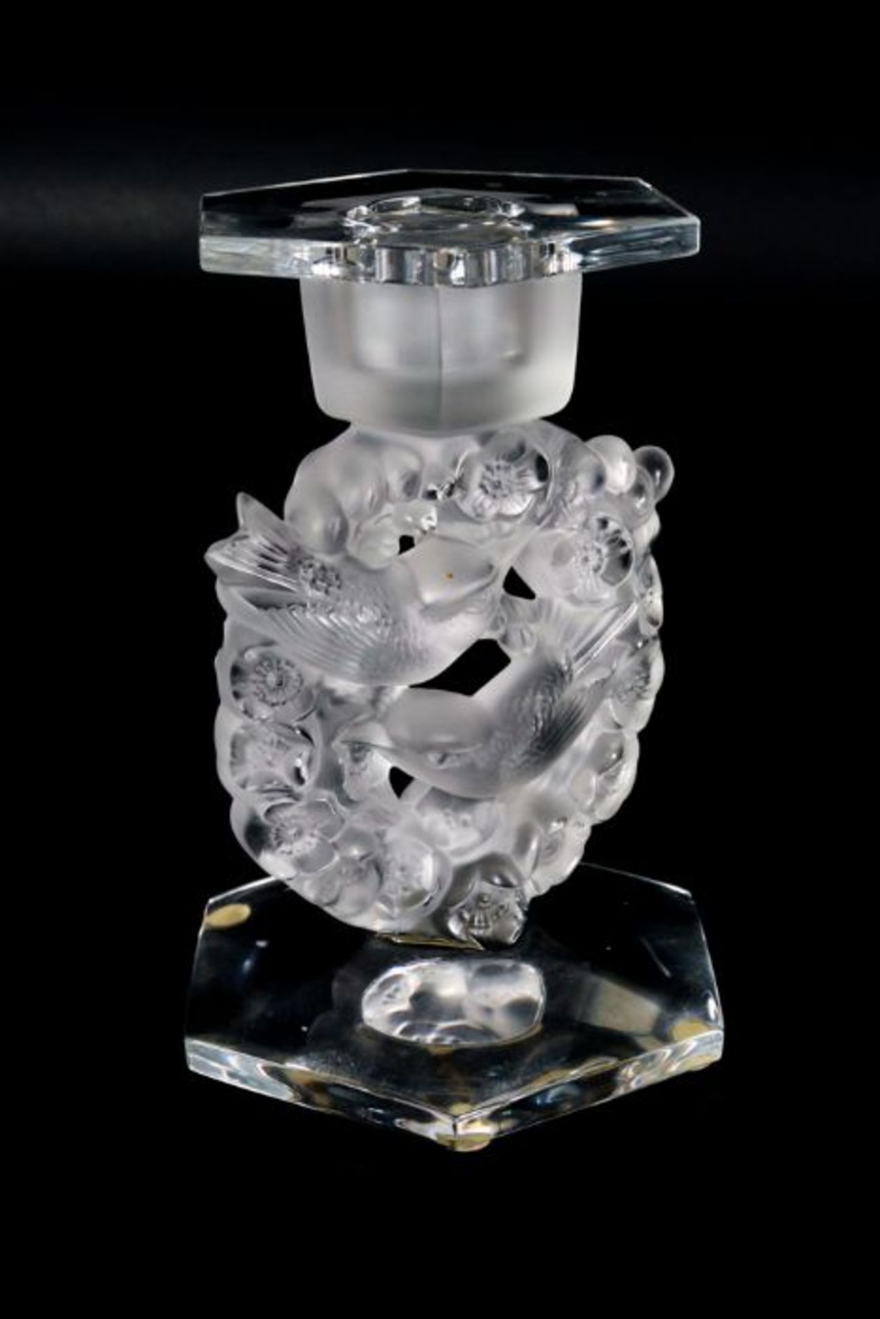 Lalique Glass Candleholder - Image 2 of 7