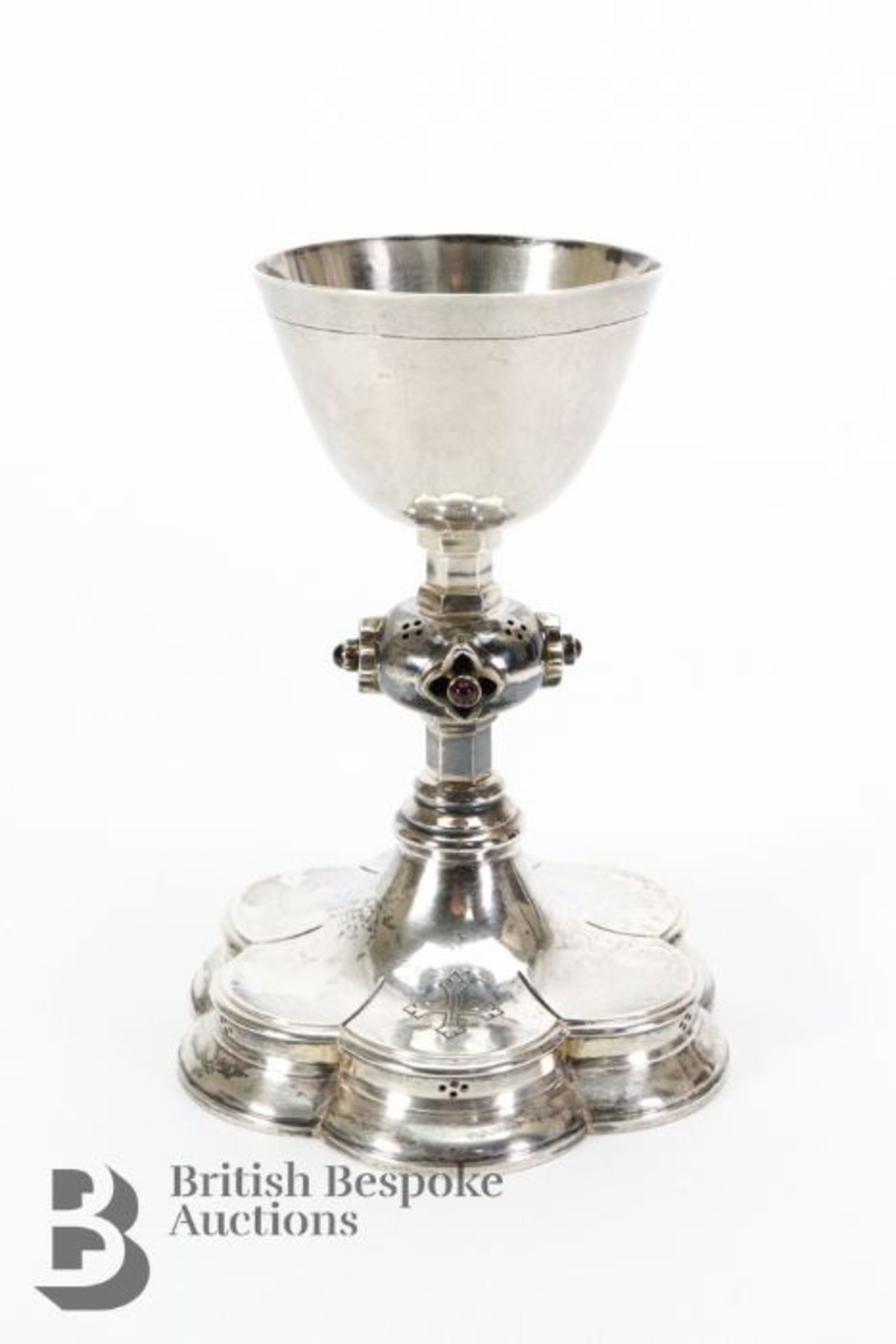 Silver Chalice and Paten - Image 2 of 7