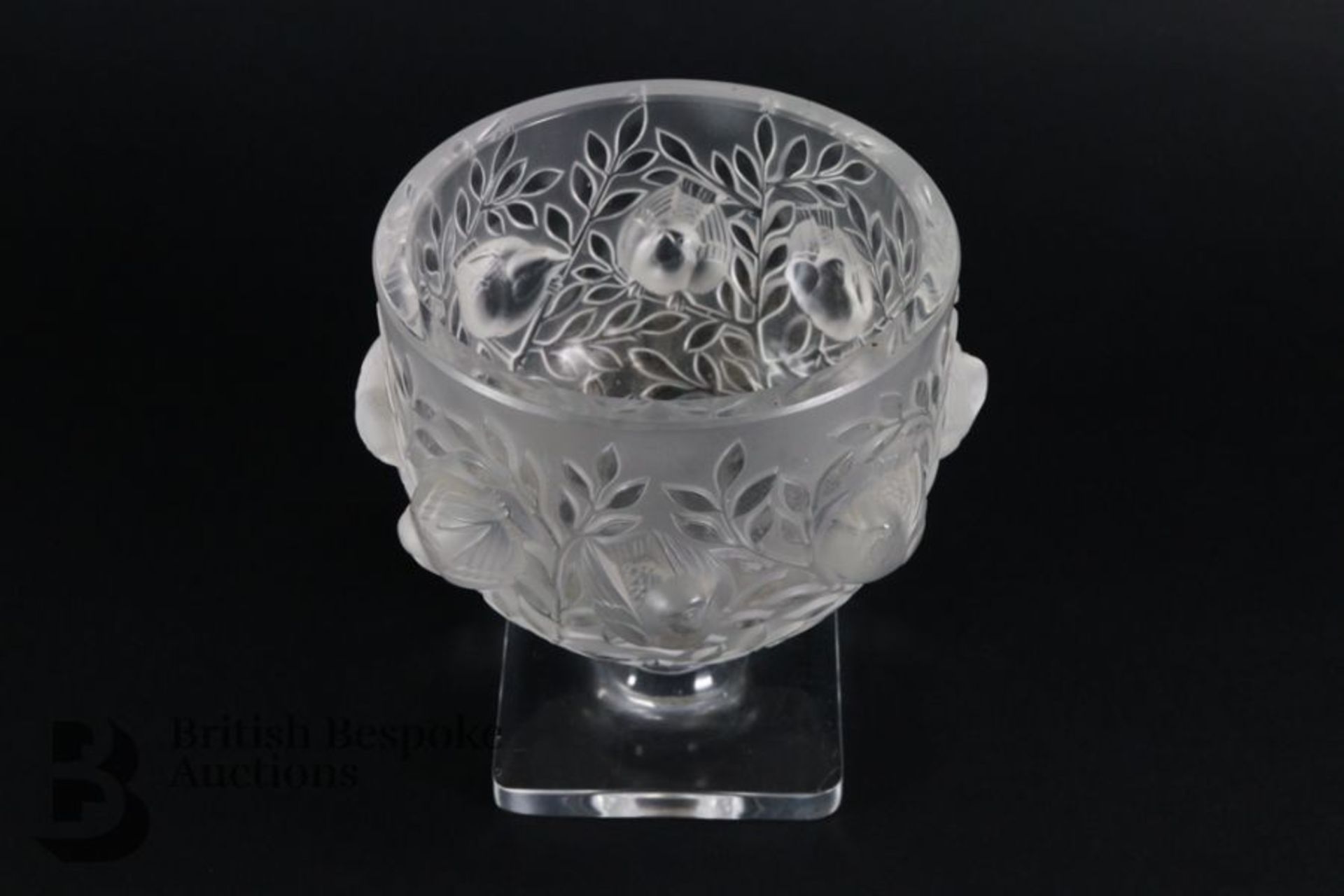 Lalique Frosted Glass Vase - Image 5 of 7