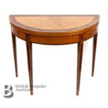 Sheraton Demi-Lune Table