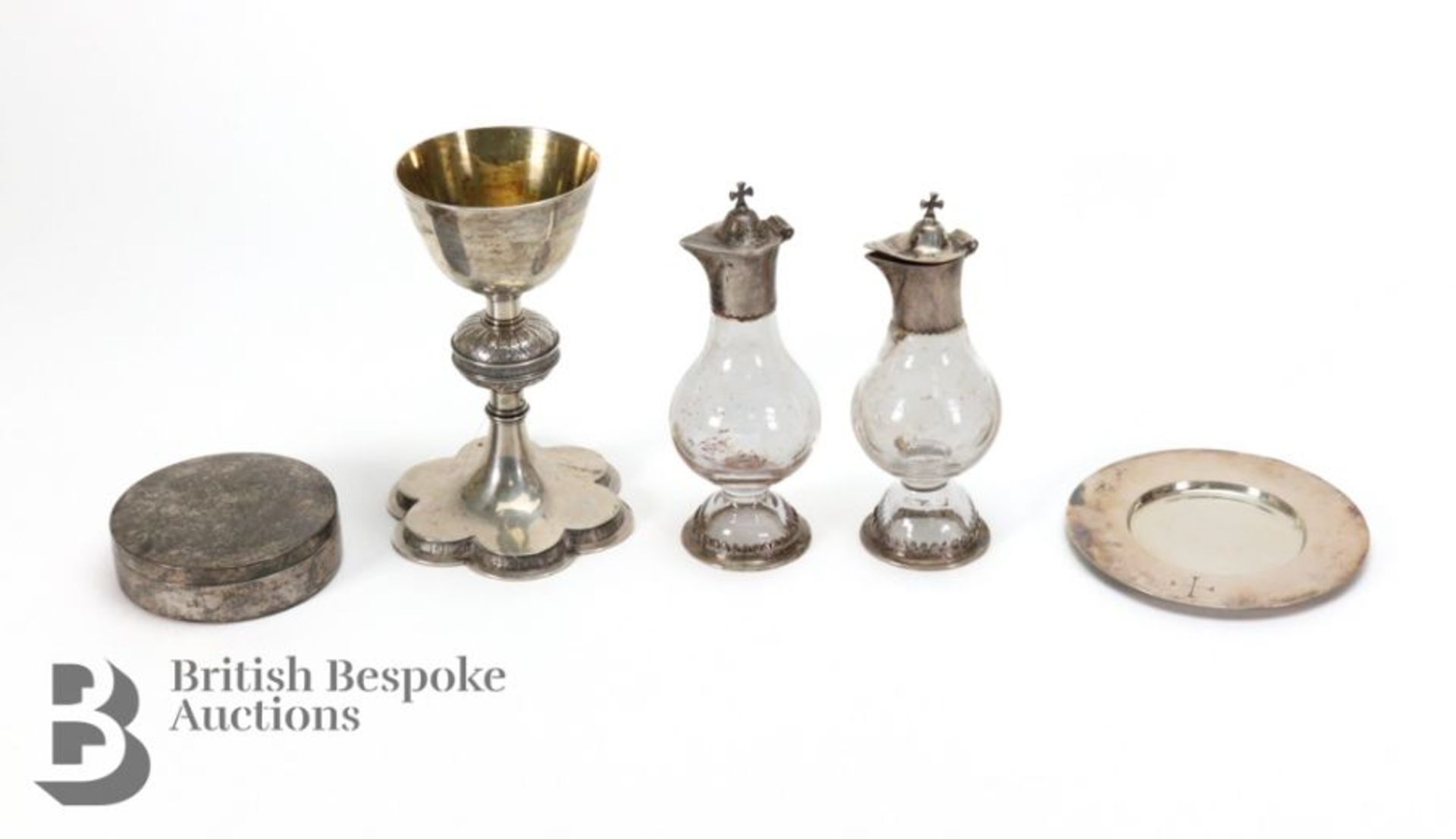 Silver Travelling Communion Set