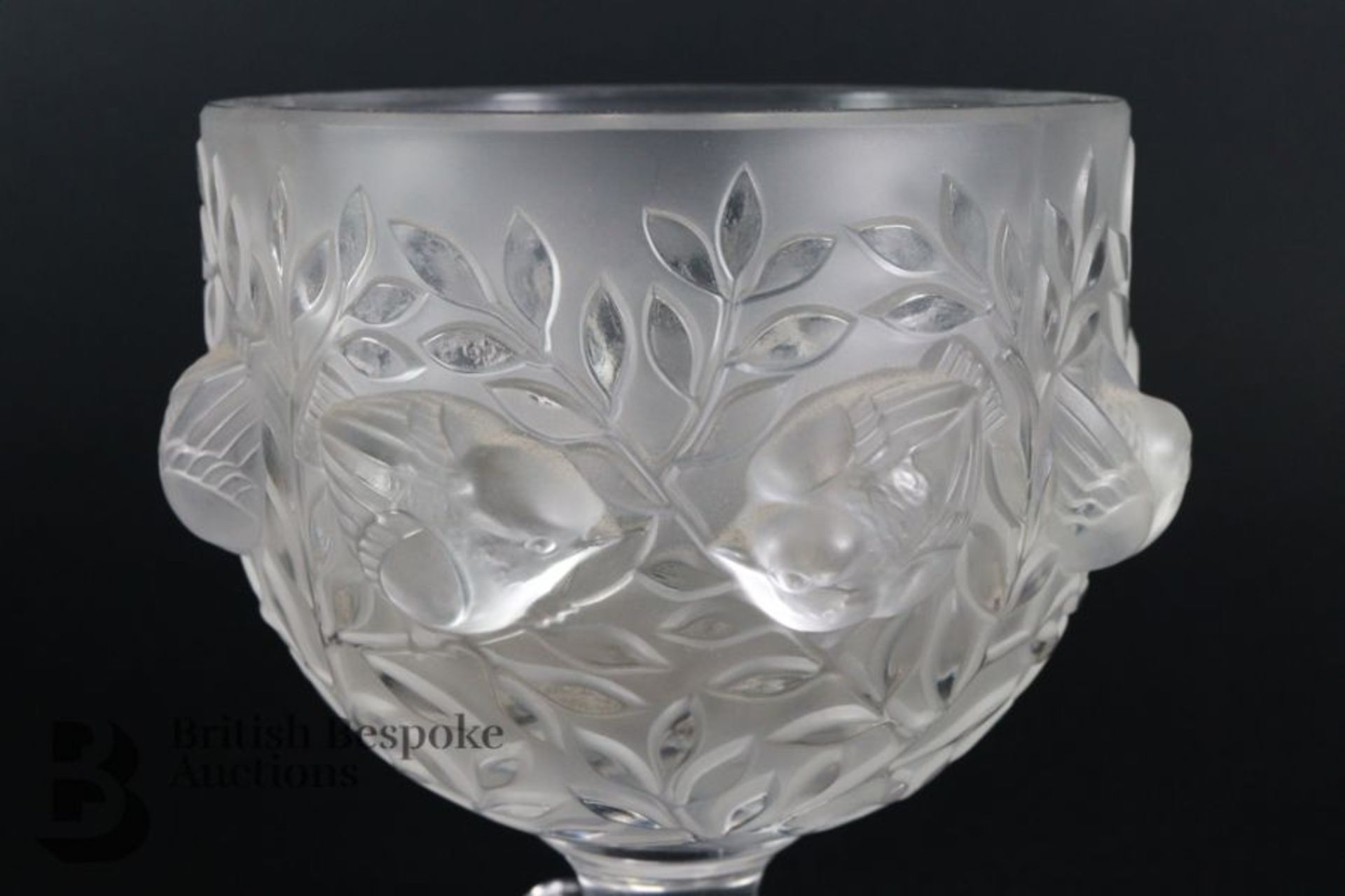 Lalique Frosted Glass Vase - Image 4 of 7