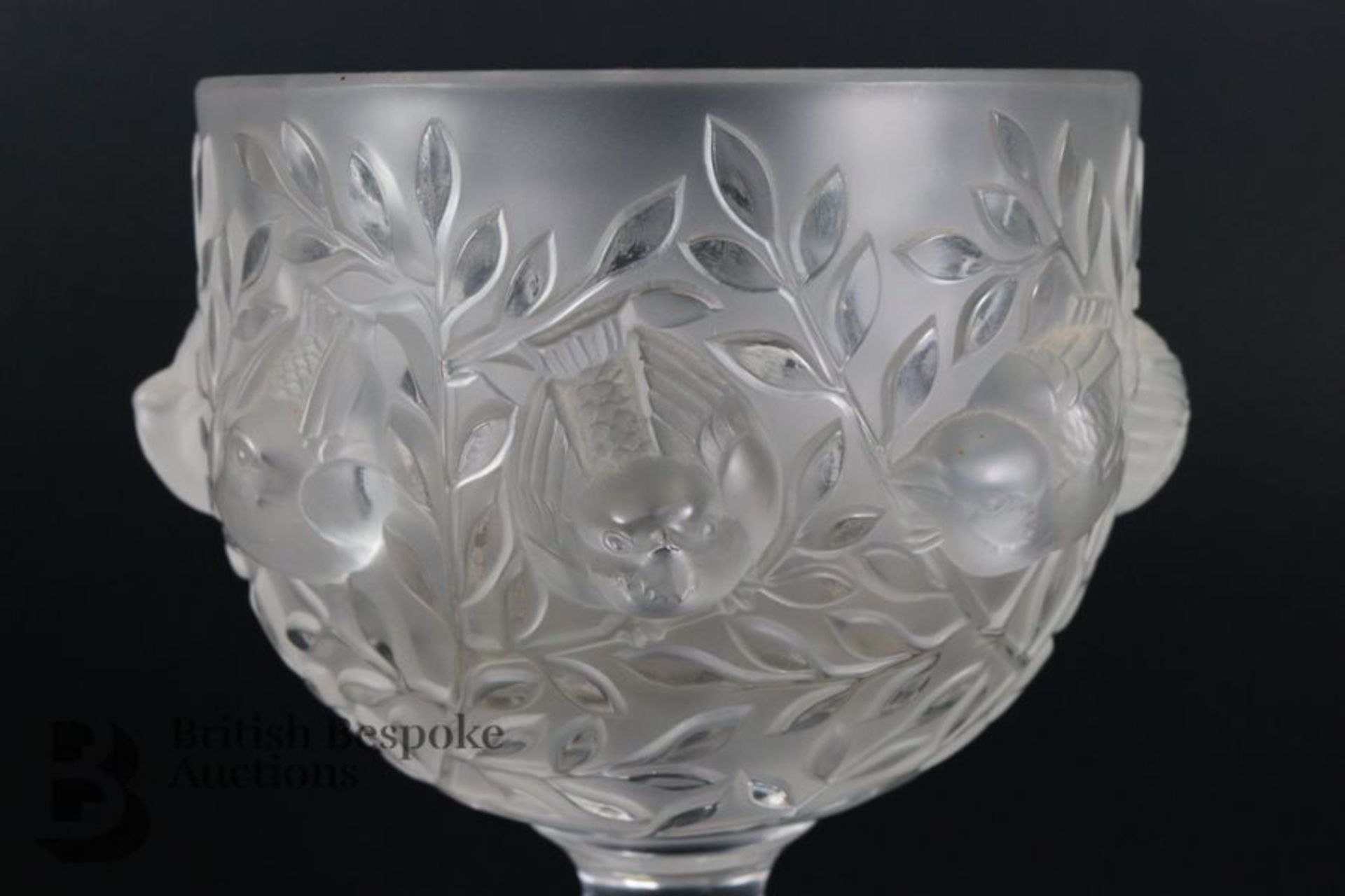 Lalique Frosted Glass Vase - Image 3 of 7