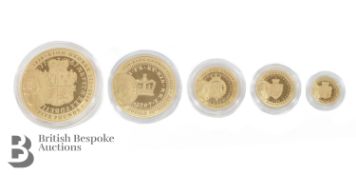 Hattons of London 2020 Heritage Gold Five Coin Sovereign Proof Set