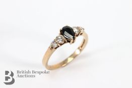 9ct Gold Sapphire Ring