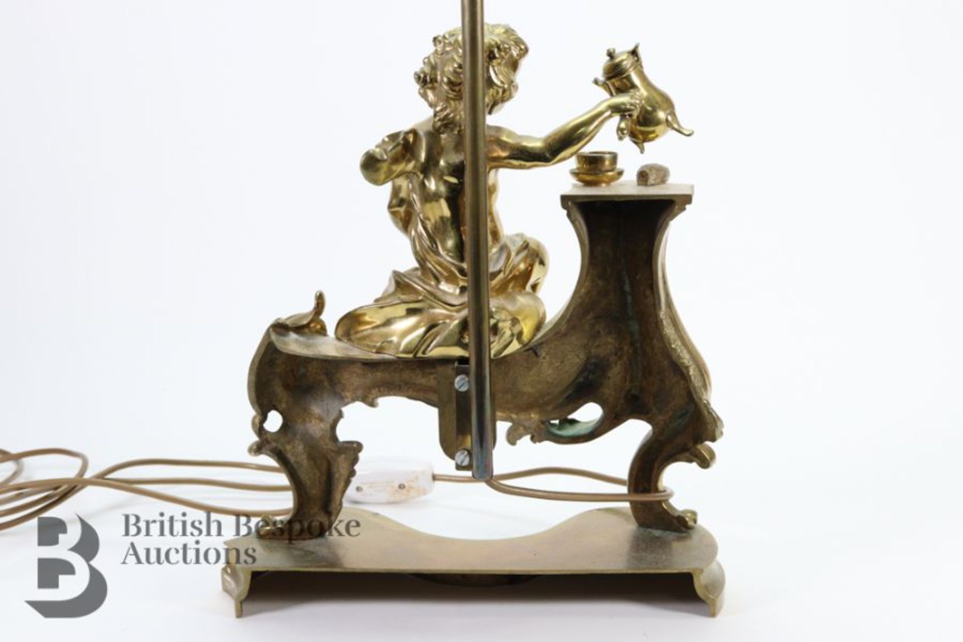 Pair of French Brass Lamp Stands - Image 10 of 10