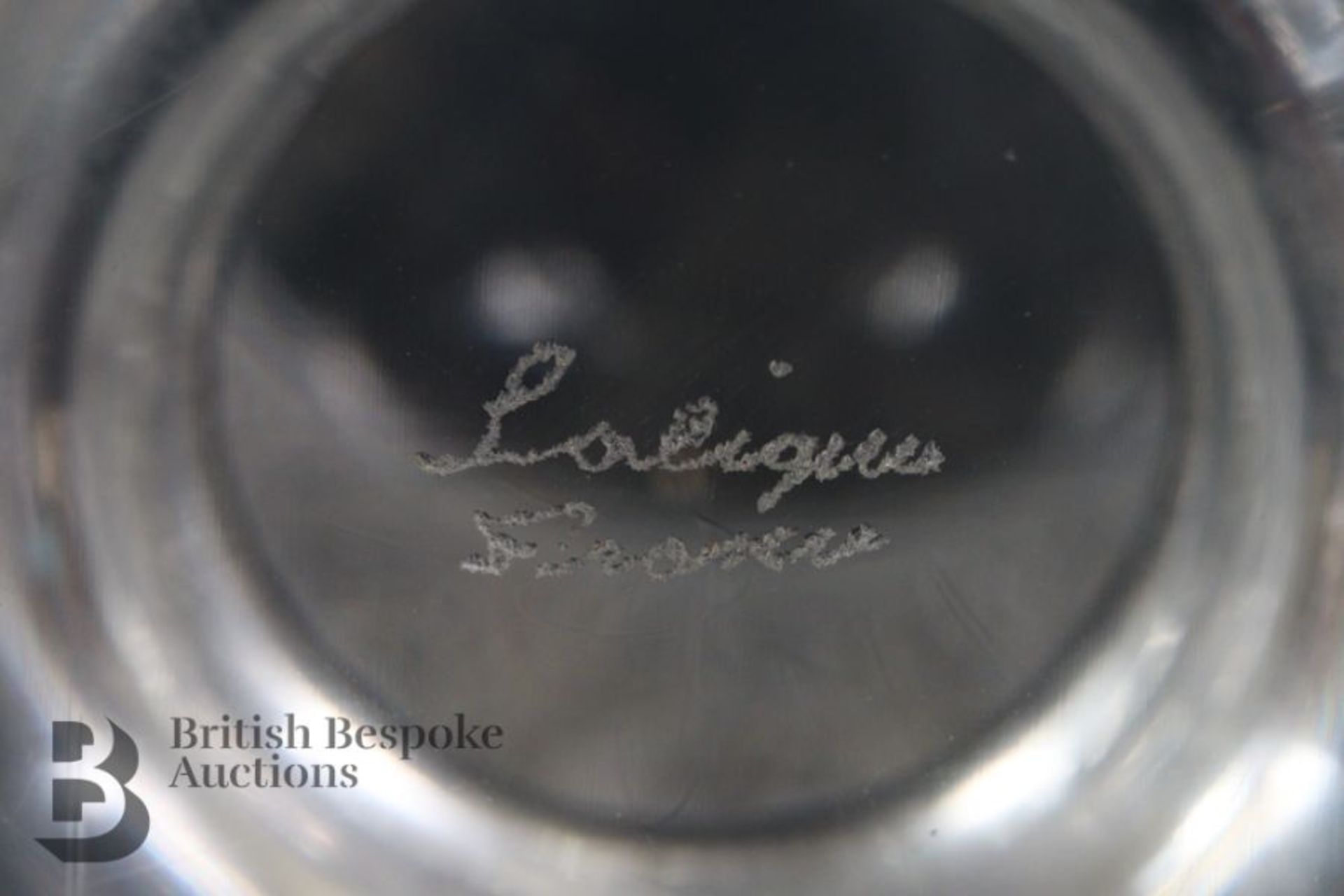 Lalique Frosted Glass Vase - Image 7 of 7