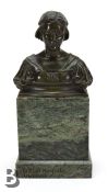 Alfred Drury (1856-1944) Bronze Bust of a Girl