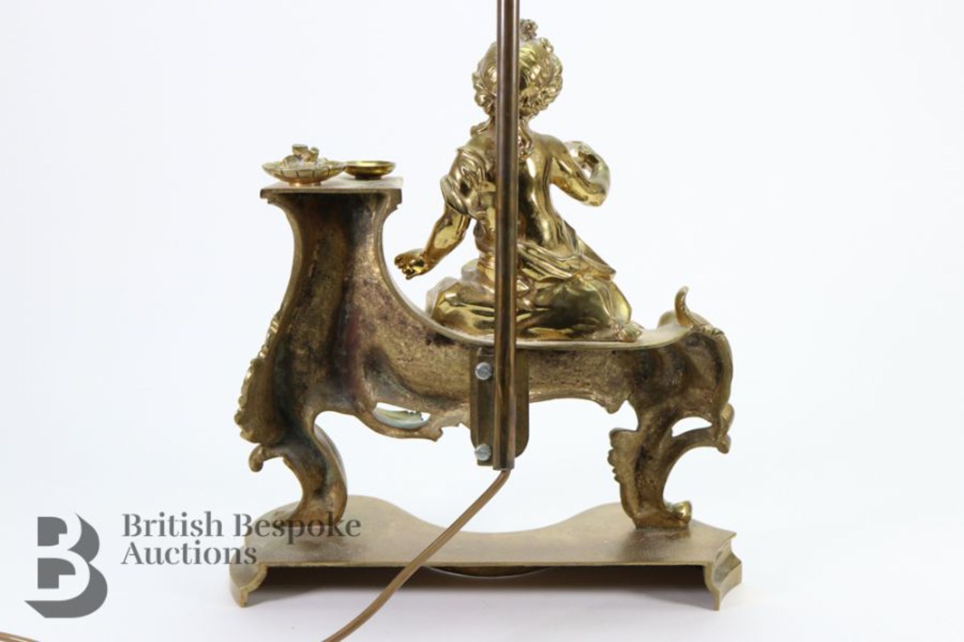 Pair of French Brass Lamp Stands - Image 5 of 10