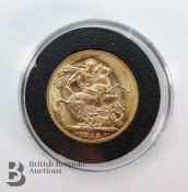 George V Full Gold Sovereign