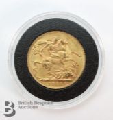 George V Full Gold Sovereign