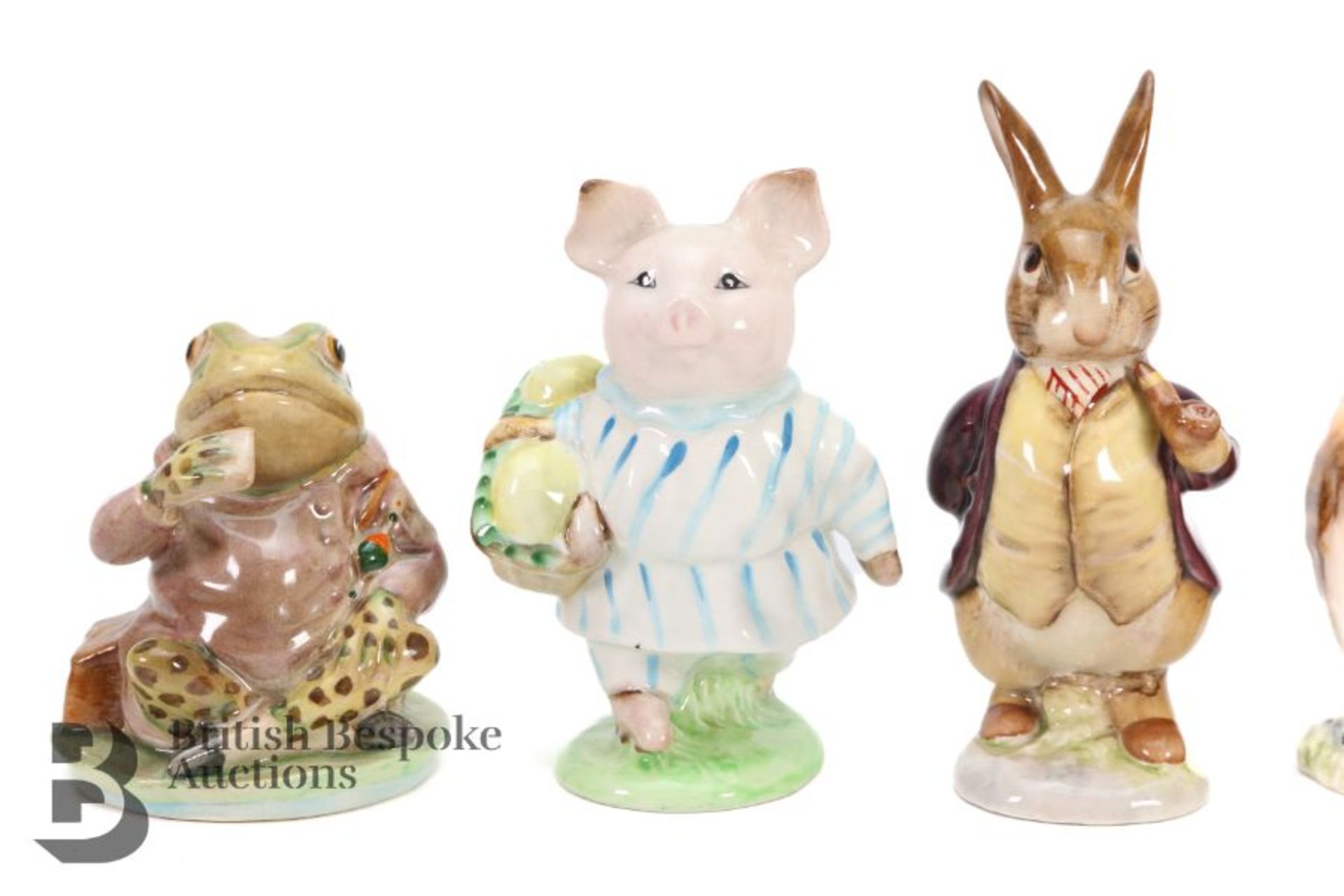 Beswick Beatrix Potter Figurines BP2 Gold Stamped - Image 2 of 6