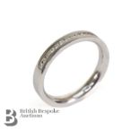 Lady's 18ct White Gold Half Eternity Diamond Ring