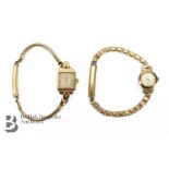 9ct Gold Wrist Watch and