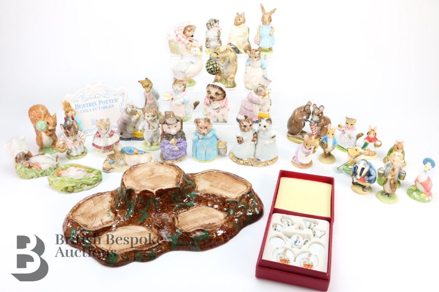 Collection of Royal Albert Beatrix Potter Figurines