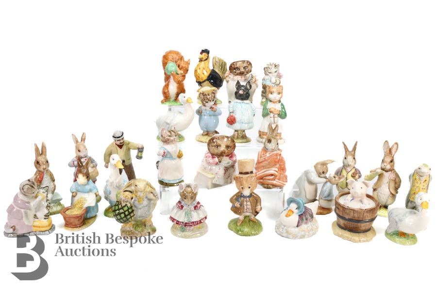 Collection of Beswick Beatrix Potter Figurines