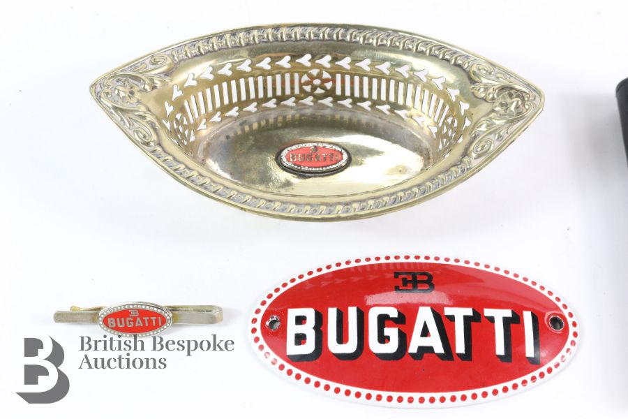 Bugatti Wallet and Radiator Badge & a Bugatti Pin Dish and Tie Slide - Image 2 of 5