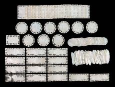 Quantity of Mother of Pearl Counters