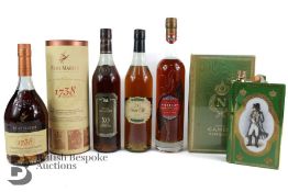 Five Bottles of French Cognac